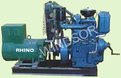 Genset dos cilindros refrigerados por agua